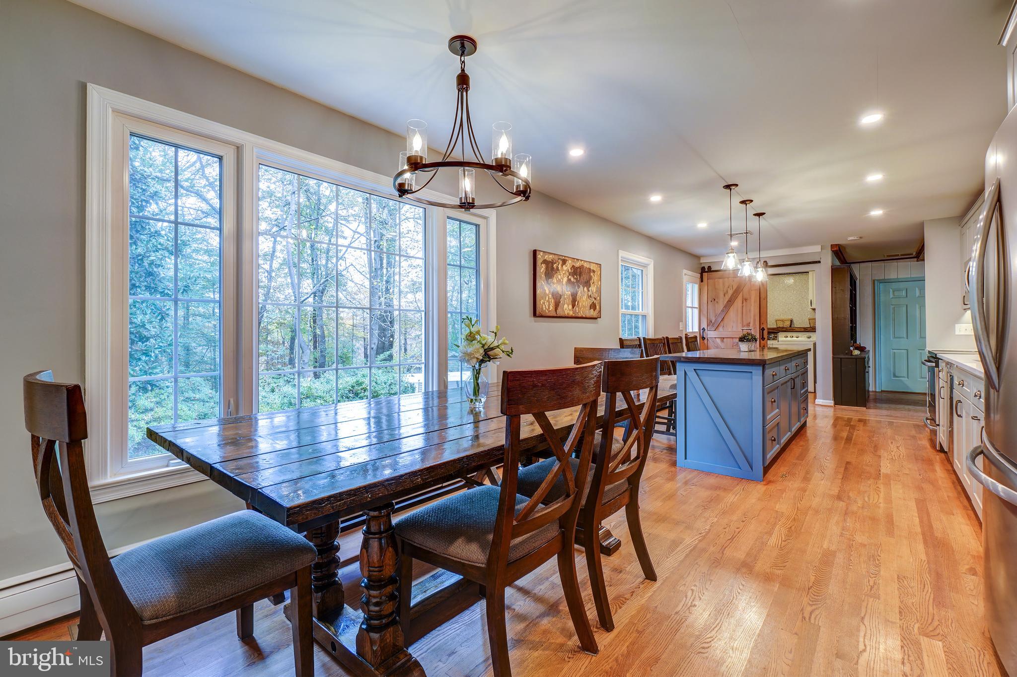 1210 Ashton Road Ashton, MD 20861 - Photo 13 of 37 Eat-In Kitchen w/ Picture Window Overlooking Woods