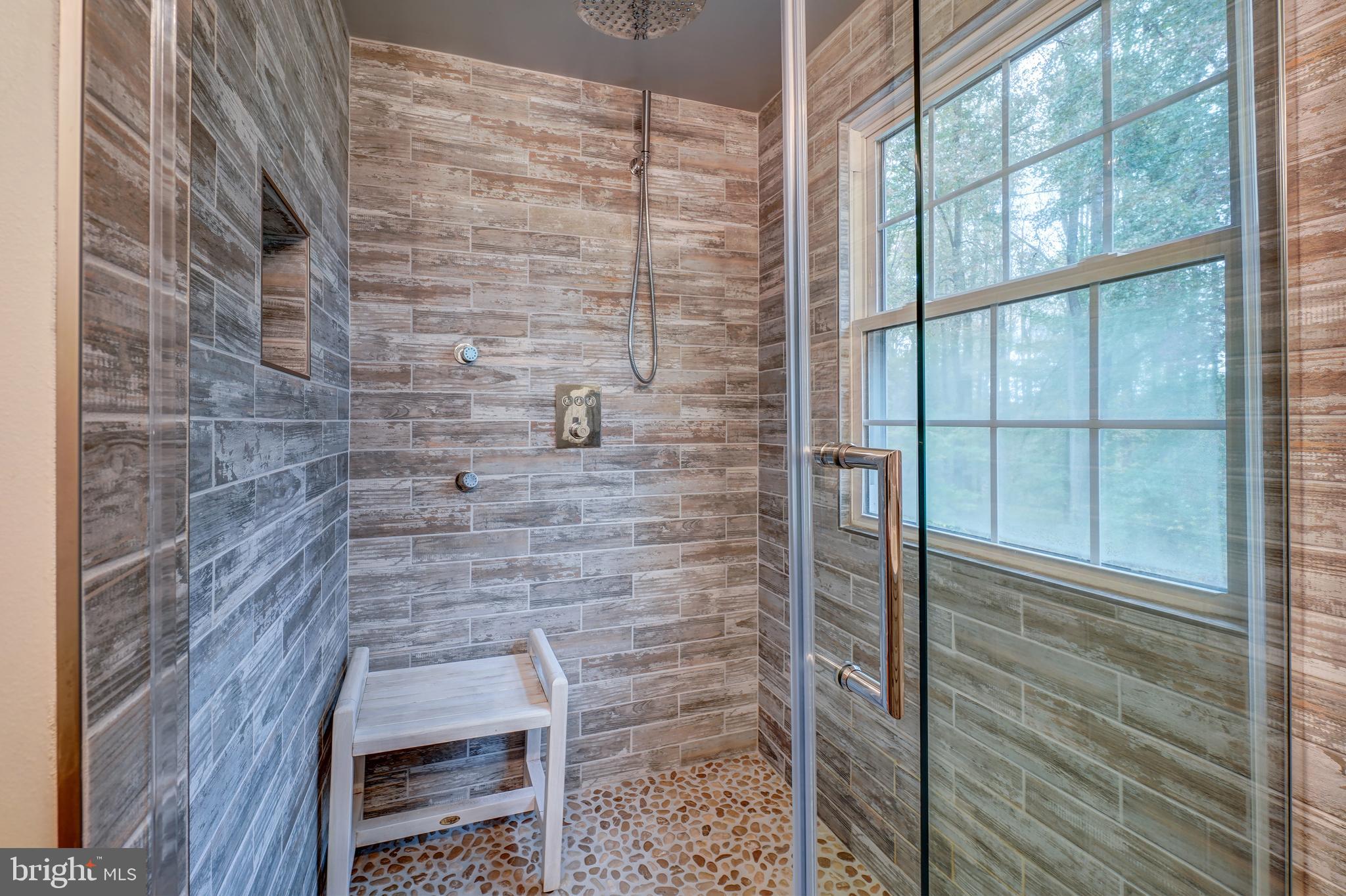 1210 Ashton Road Ashton, MD 20861 - Photo 24 of 37 Shower with Rain Shower Head and Body Jets