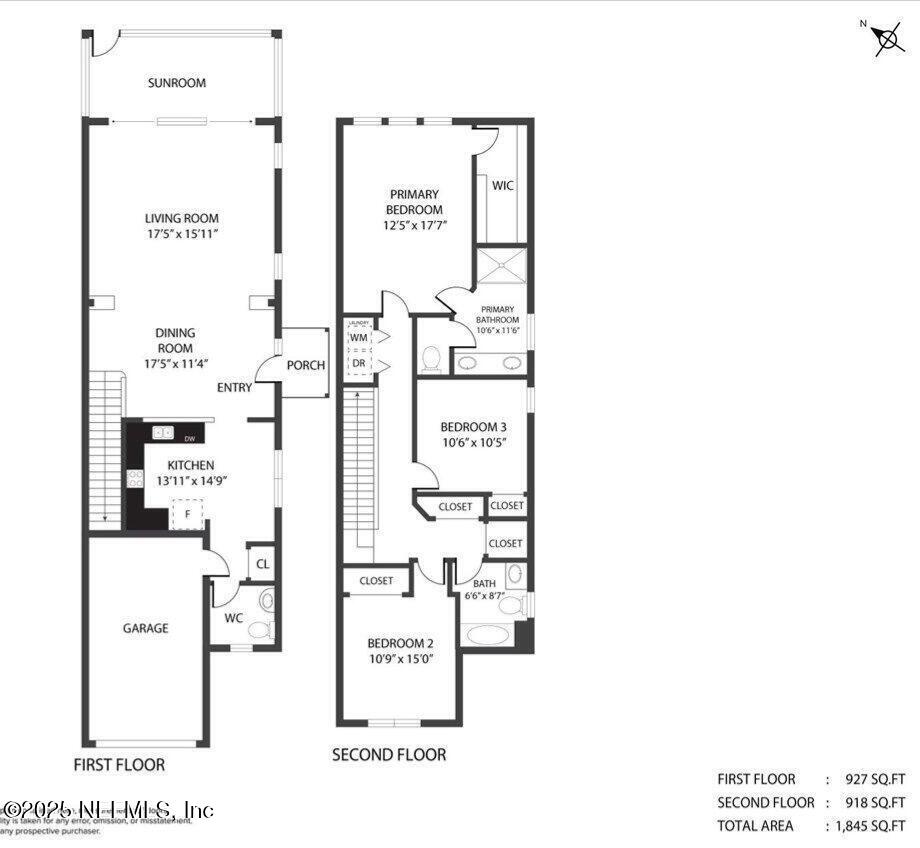 6772 Roundleaf Drive Jacksonville, FL 32258 - Photo 32 of 32 Roundleaff Floor Plan 1