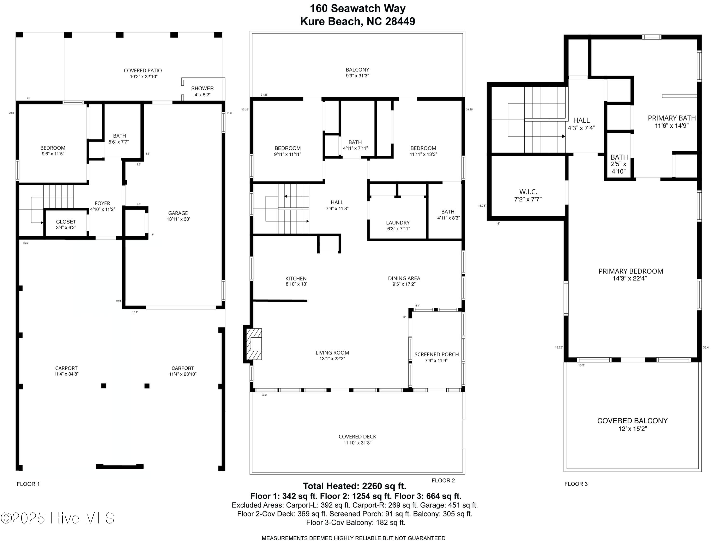 160 Seawatch Way Kure Beach, NC 28449 - Photo 87 of 87 mls-Floorplan-160 Seawatch Way