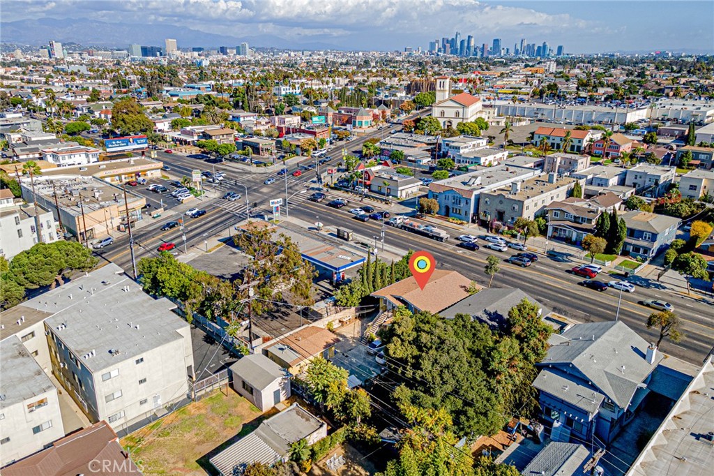1929 Crenshaw Boulevard Los Angeles, CA 90016 - Photo 8 of 13 an aerial view of a city