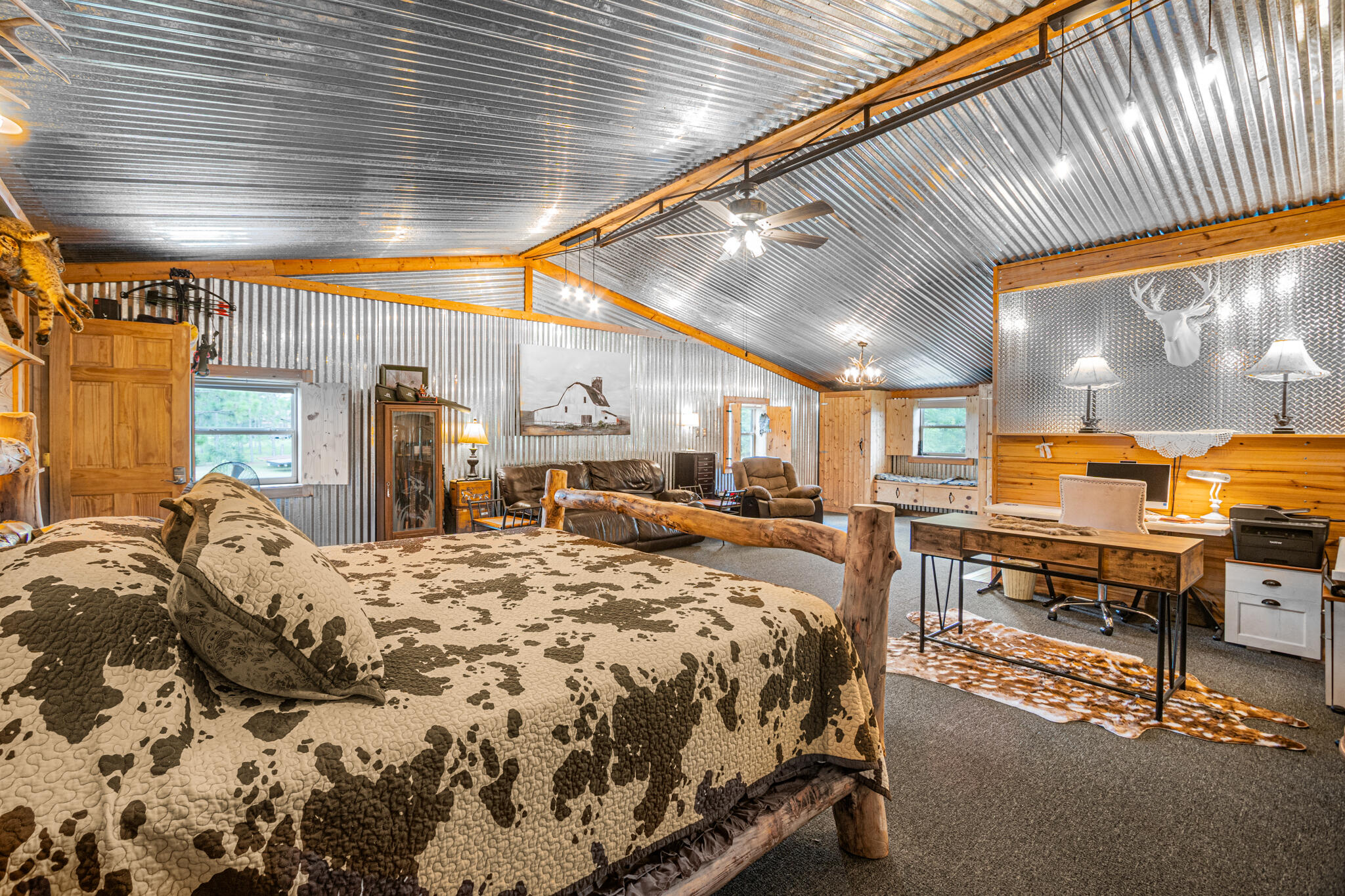 5263 Coy Burgess Loop DeFuniak Springs, FL 32435 - Photo 28 of 57 a bed room with a bed and a television