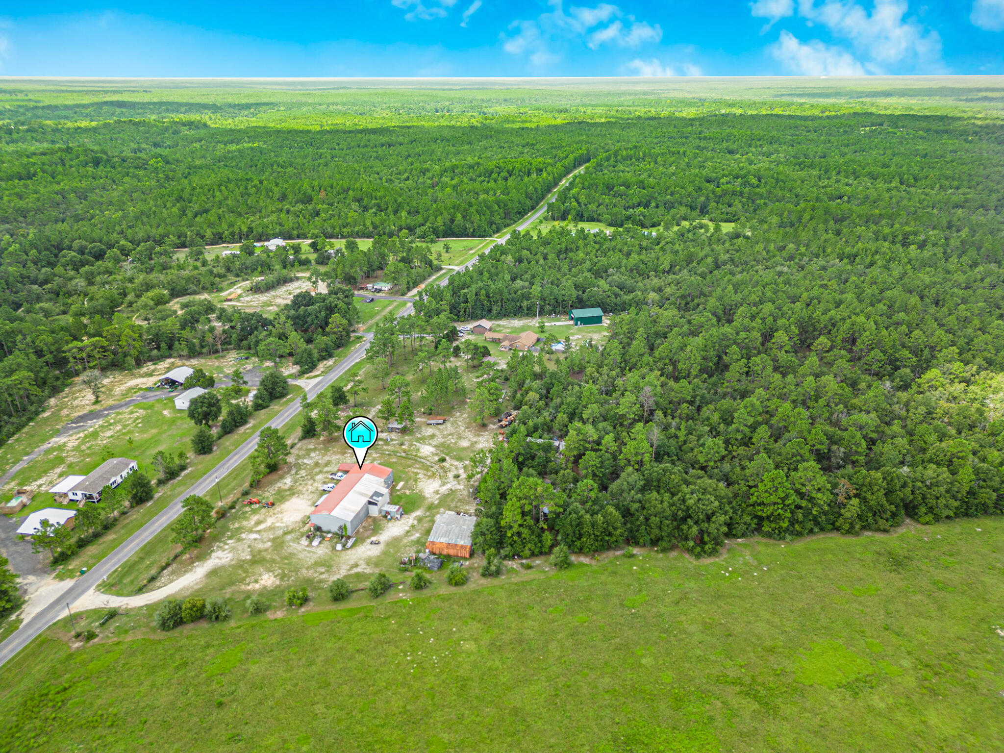 5263 Coy Burgess Loop DeFuniak Springs, FL 32435 - Photo 39 of 57 a view of yard with green space