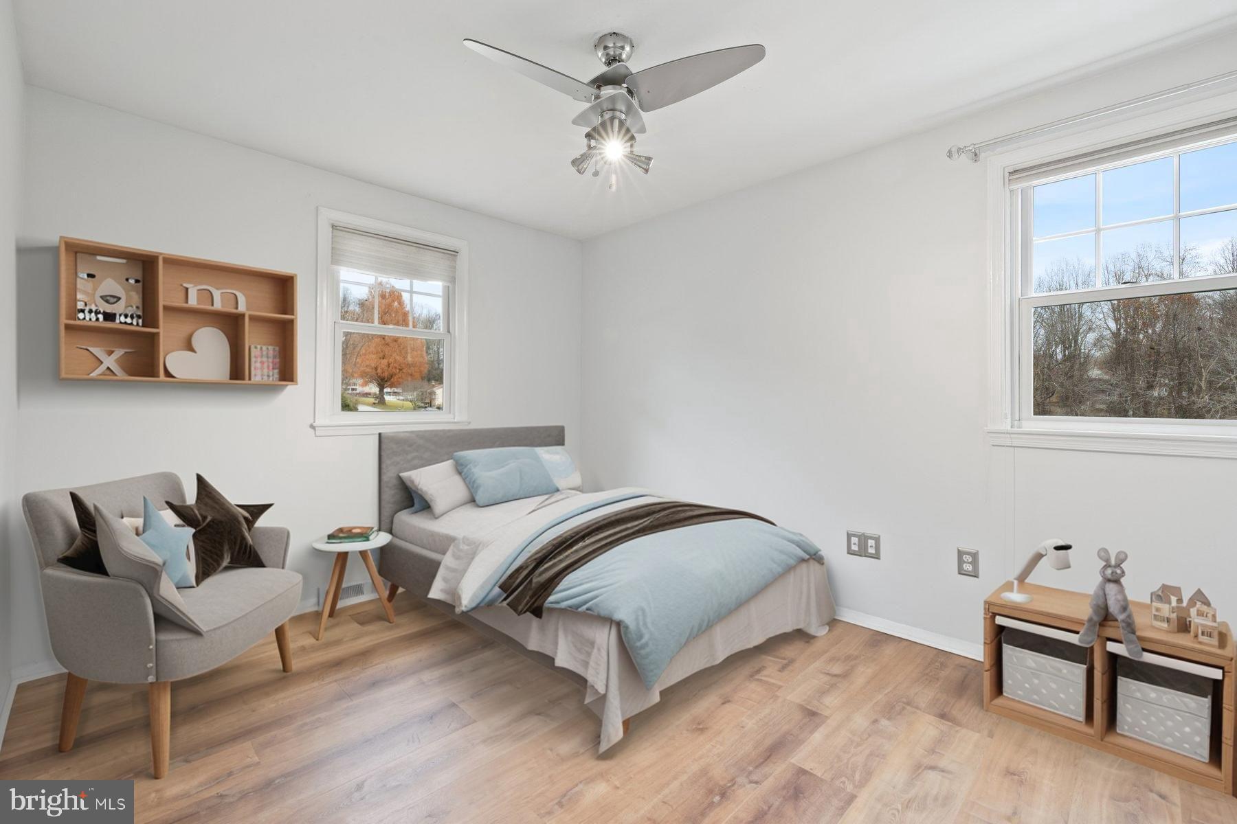 1302 Squire Lane Dunkirk, MD 20754 - Photo 10 of 31 a bedroom with a bed and a couch