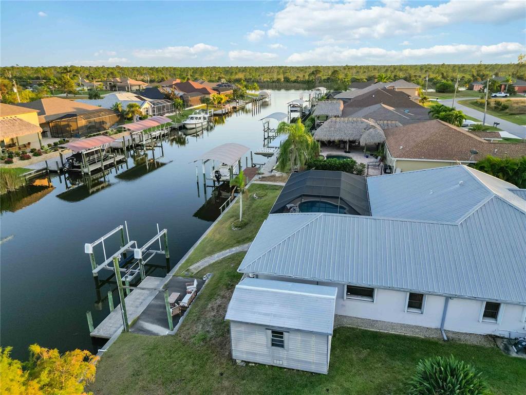10534 Alpaca Circle Port Charlotte, FL 33981 - Photo 57 of 67 an aerial view of a house with outdoor space