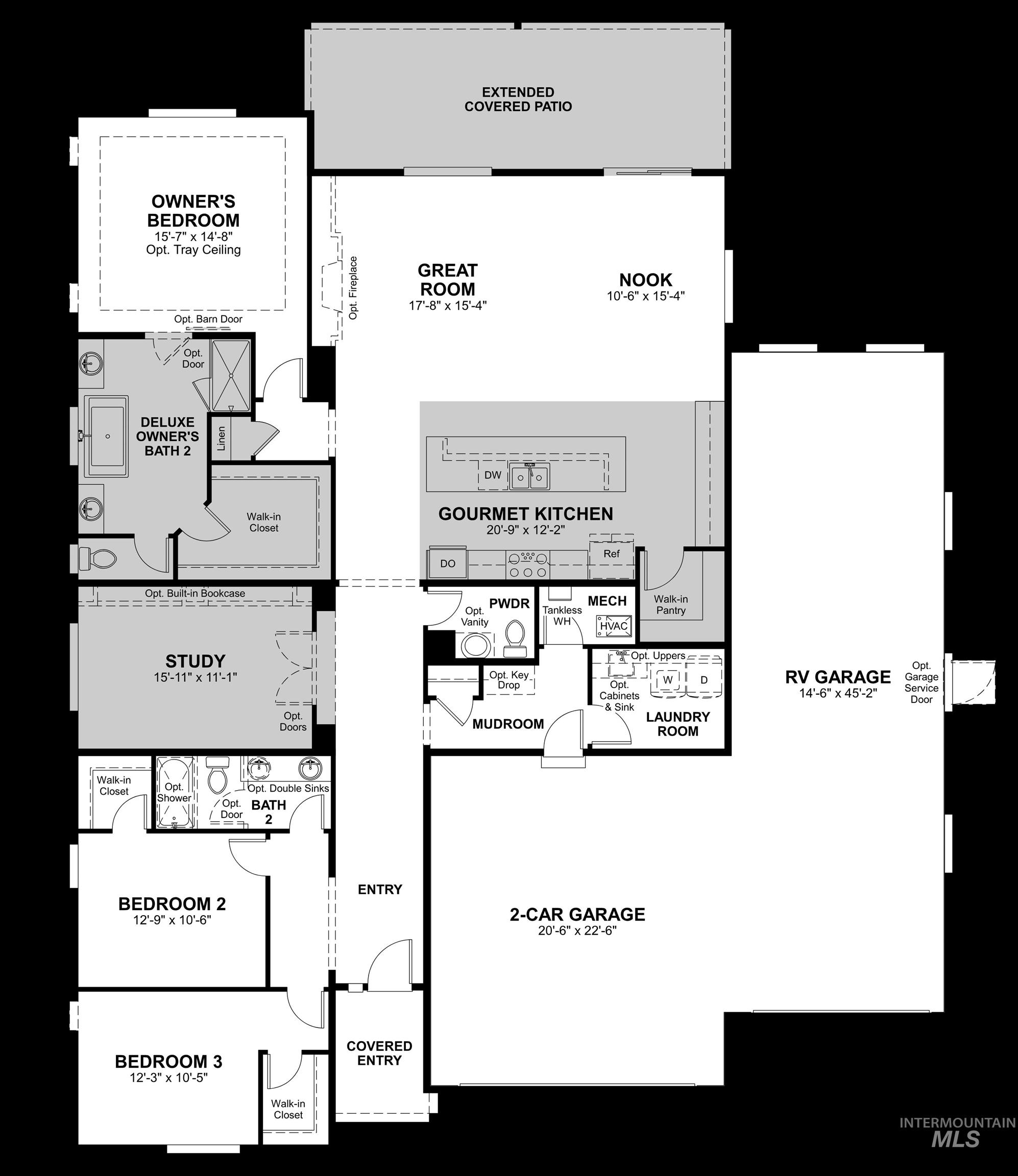 857 North Falling Water Way Eagle, ID 83616 - Photo 42 of 42 View of property floor plan