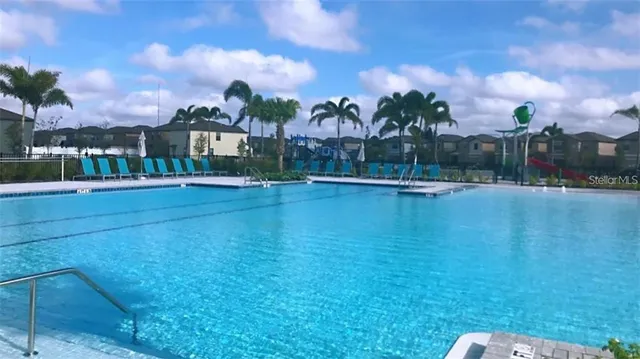 a view of swimming pool and outdoor space