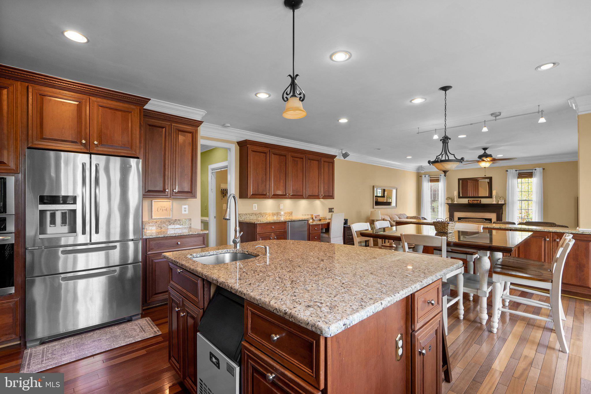 19009 Old Baltimore Road Brookeville, MD 20833 - Photo 14 of 96 Huge center island with sink for chef's creations.