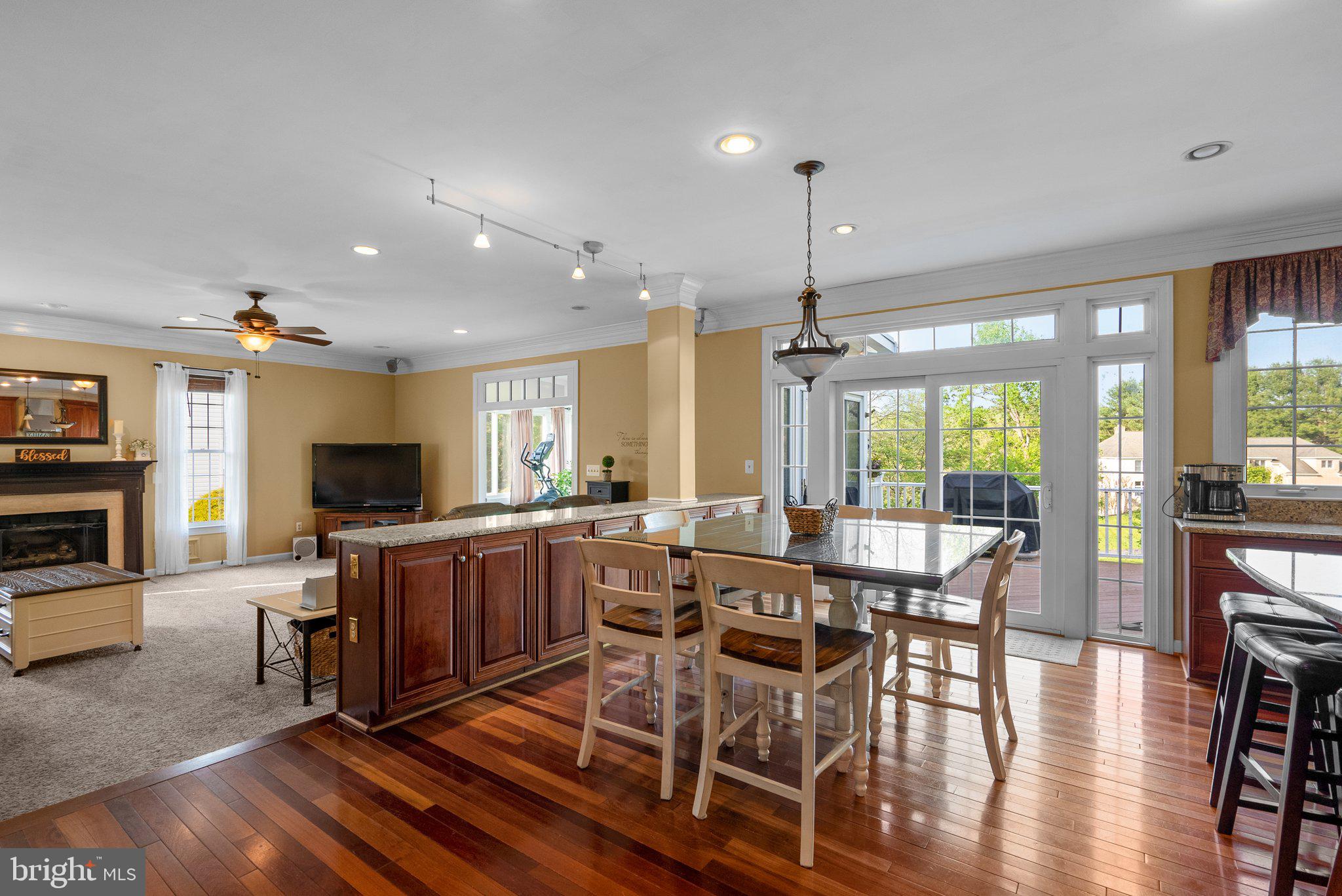 19009 Old Baltimore Road Brookeville, MD 20833 - Photo 17 of 96 Huge kitchen flows into expanded family room.