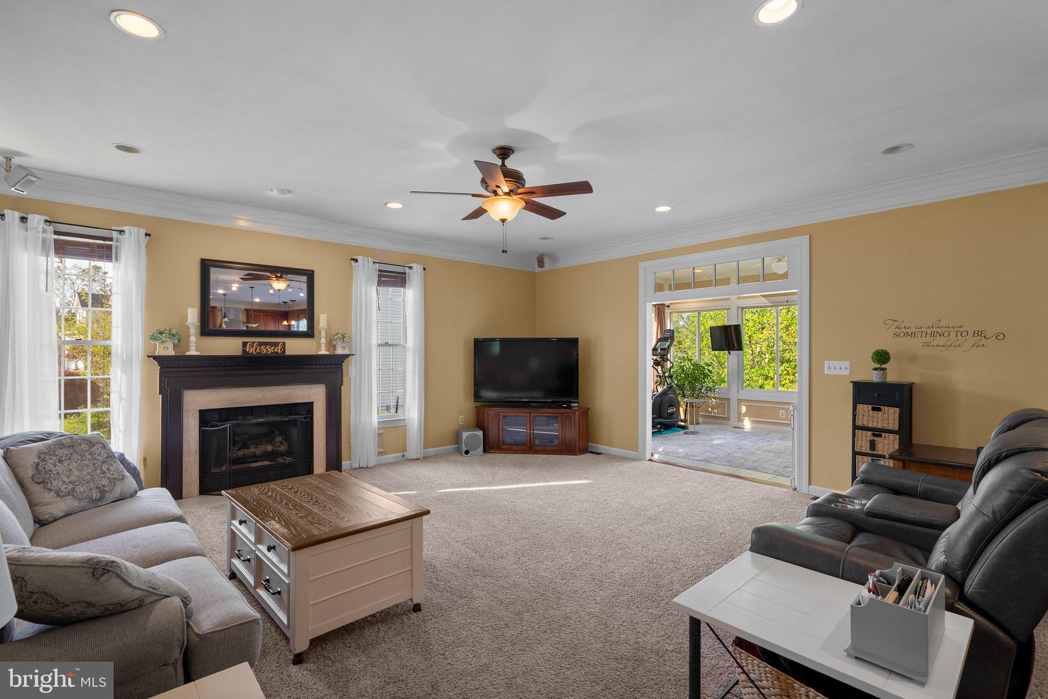 19009 Old Baltimore Road Brookeville, MD 20833 - Photo 20 of 96 Relax in your family room with gas fireplace.