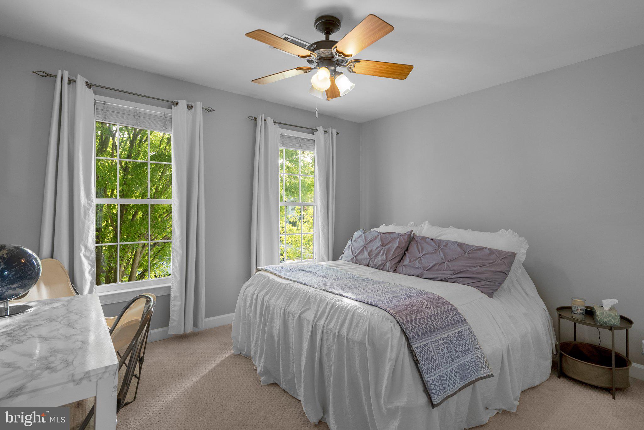 19009 Old Baltimore Road Brookeville, MD 20833 - Photo 39 of 96 Upper bedroom 3 with ceiling fan.
