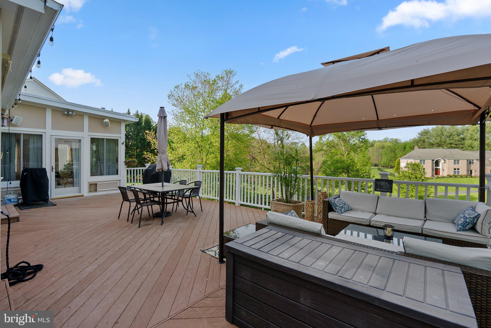 19009 Old Baltimore Road Brookeville, MD 20833 - Photo 5 of 96 Deck off kitchen and sunroom.