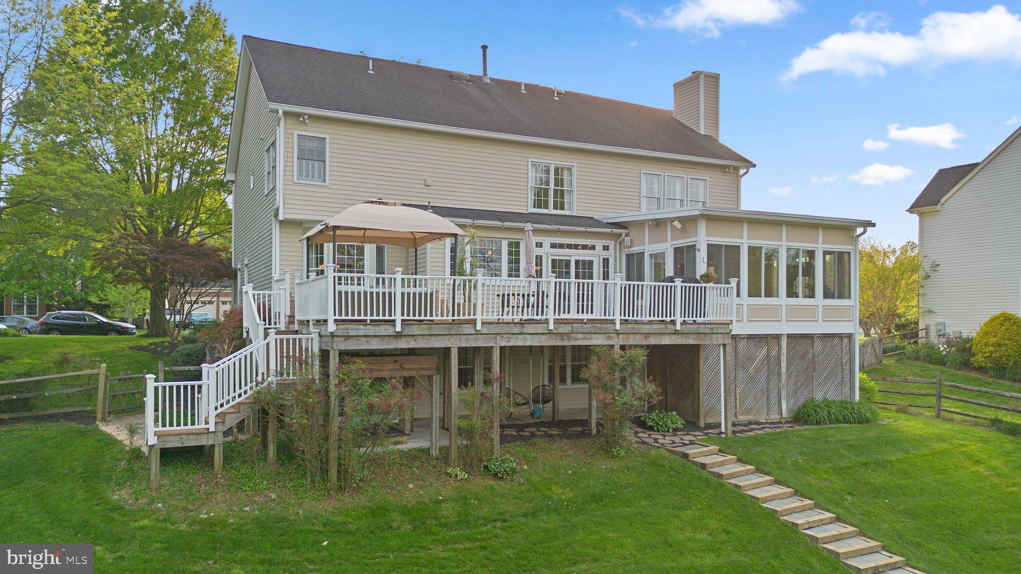 19009 Old Baltimore Road Brookeville, MD 20833 - Photo 58 of 96 Fully fenced back yard