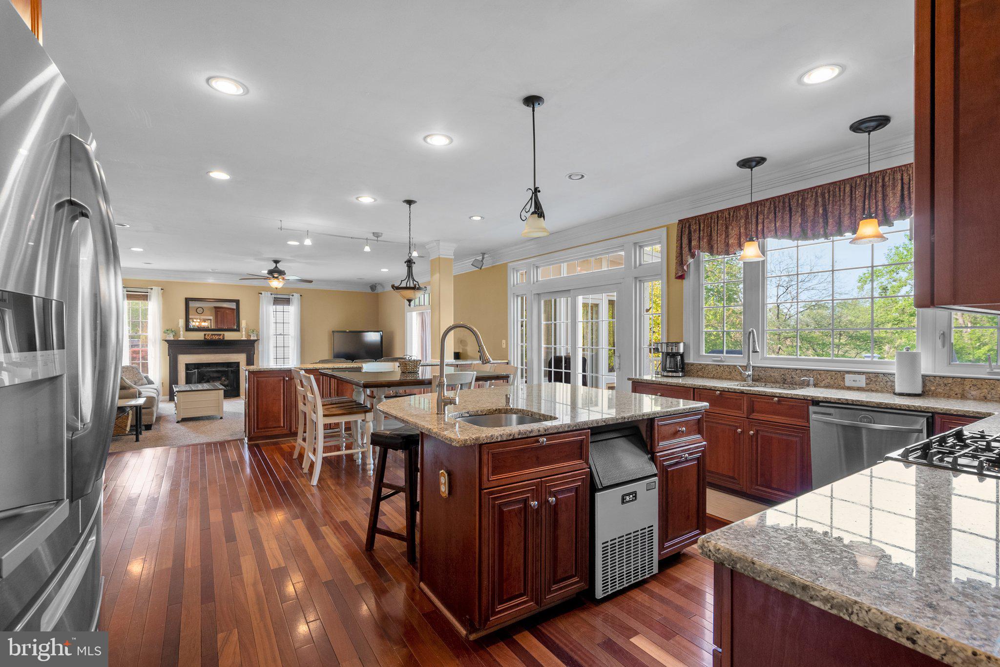 19009 Old Baltimore Road Brookeville, MD 20833 - Photo 9 of 96 Bright, expanded kitchen w recessed lighting.