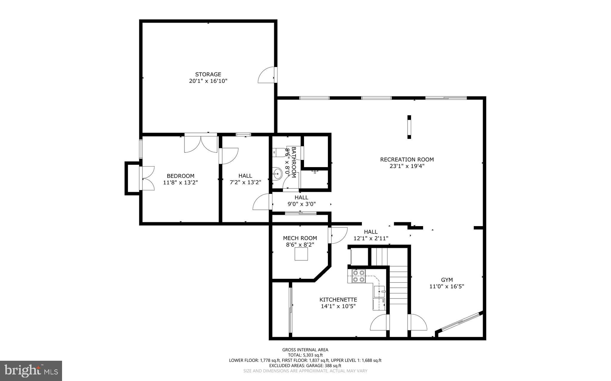 19009 Old Baltimore Road Brookeville, MD 20833 - Photo 95 of 96 Lower Level