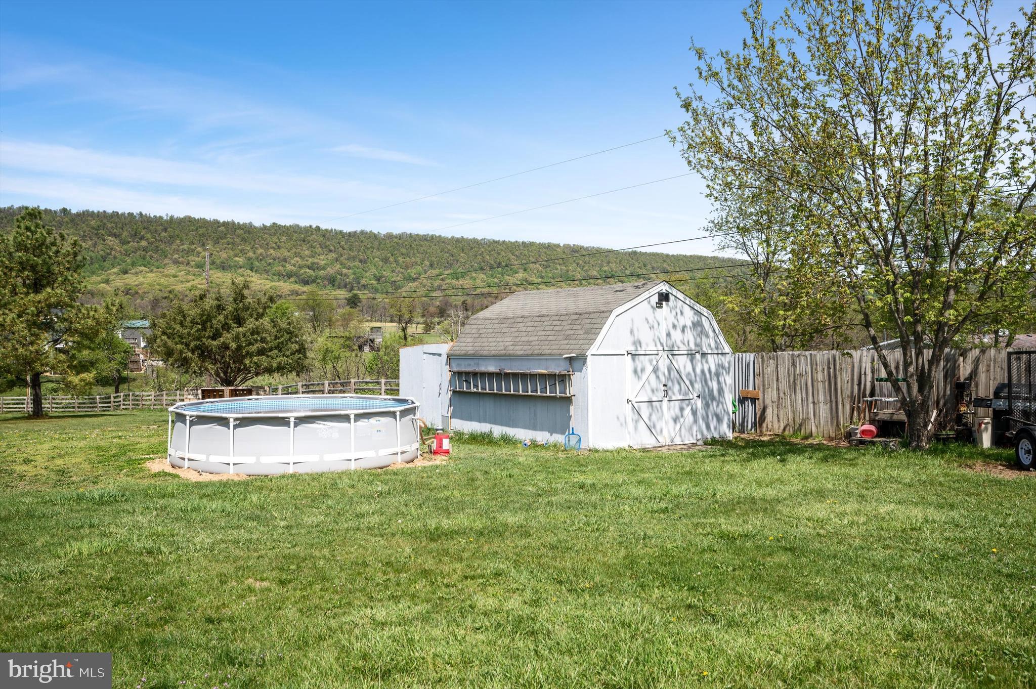 1018 Dominion Road Gerrardstown, WV 25420 - Photo 35 of 49 Shed and pool
