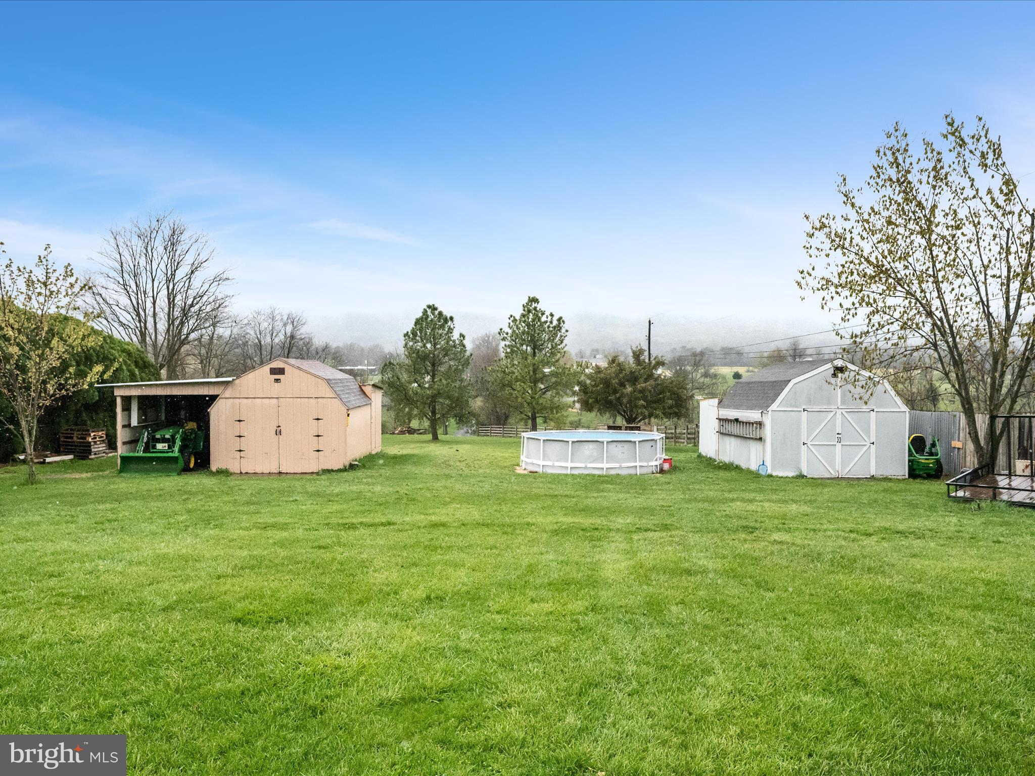 1018 Dominion Road Gerrardstown, WV 25420 - Photo 4 of 49 Backyard sheds and pool