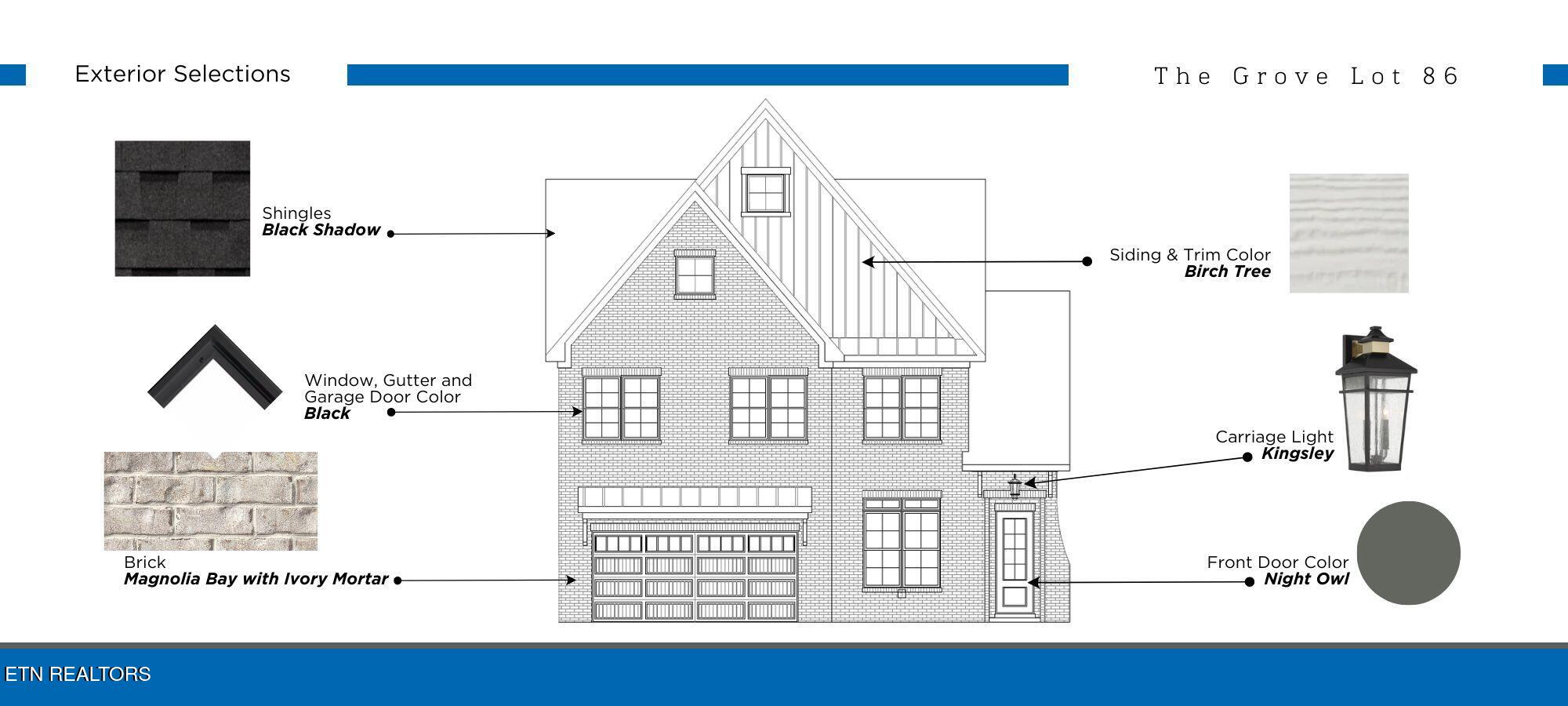 1030 Branch Hook Road Knoxville, TN 37934 - Photo 9 of 17 GROVE86 EXTERIOR SELECTIONS BOARD (1)