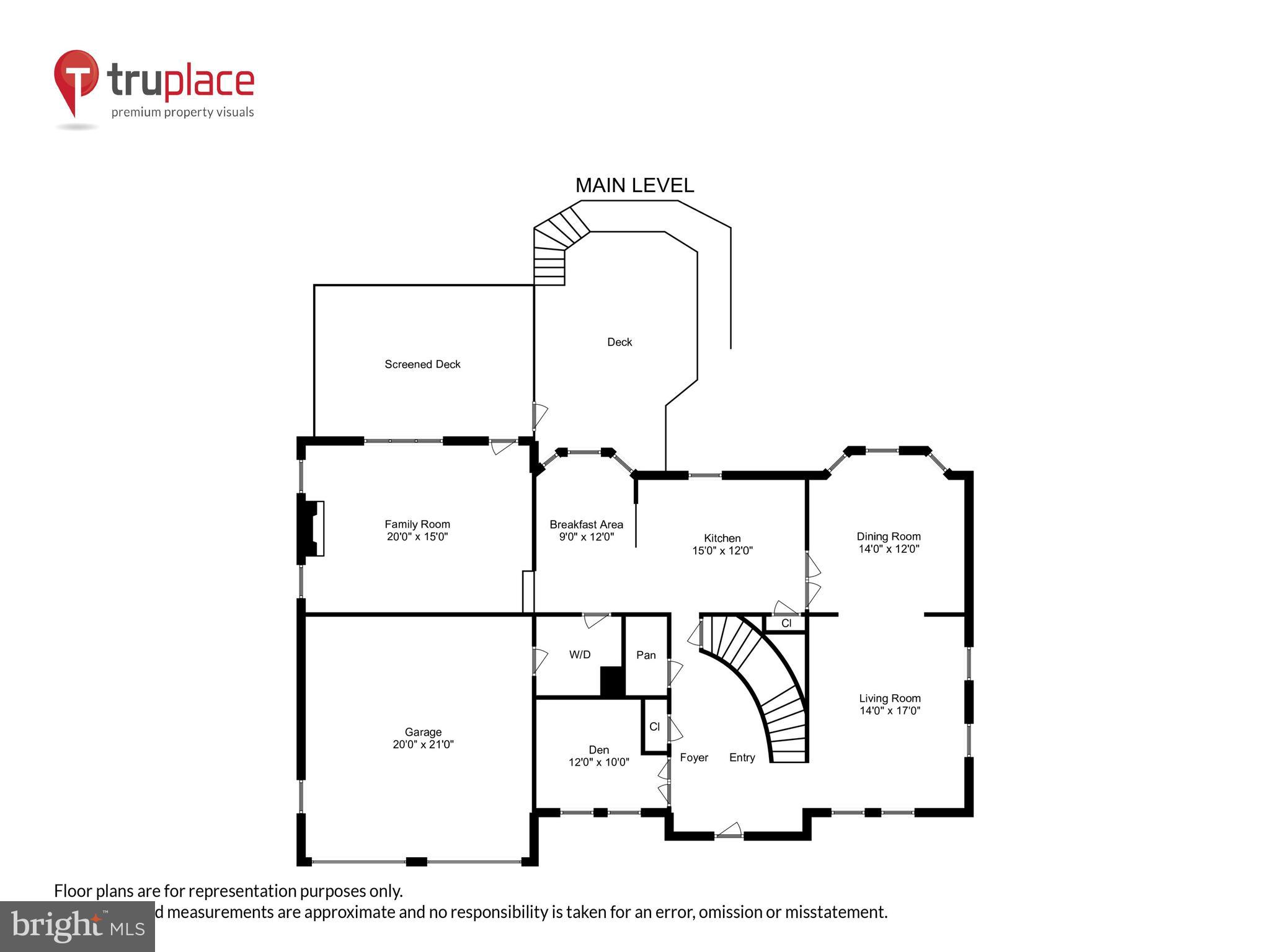 11330 Woodbrook Lane Reston, VA 20194 - Photo 69 of 70 Main level floor plan