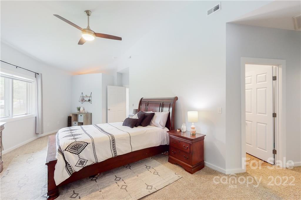 5386 Lockhart Road Sharon, SC 29742 - Photo 27 of 42 a bedroom with a bed and a window