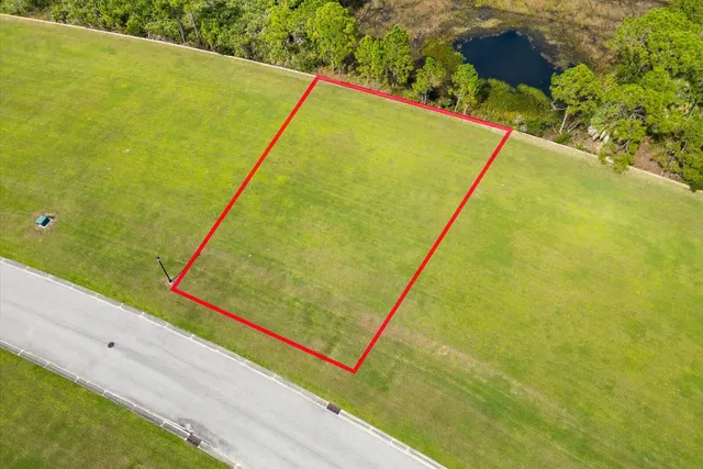 a view of a swimming pool with an outdoor space