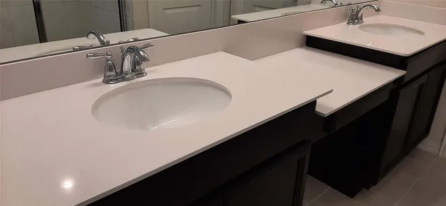 a close up of a sink