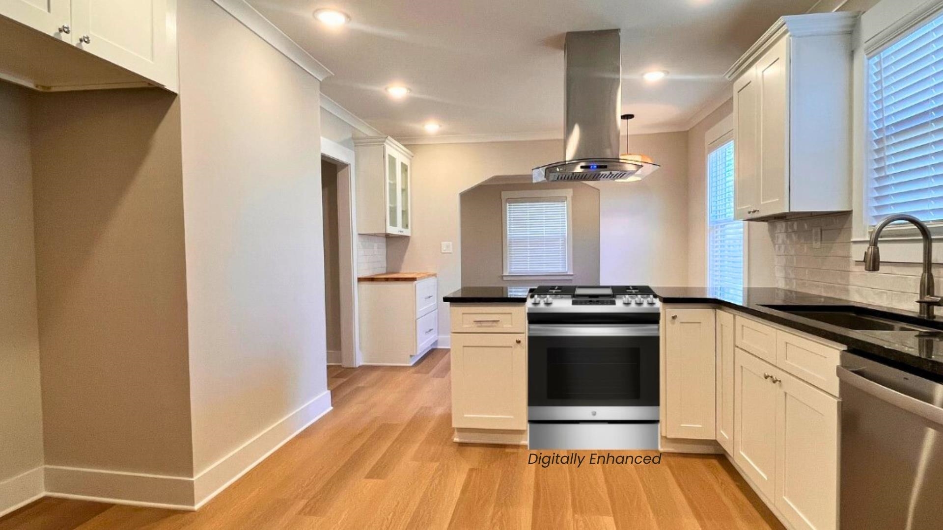 406 South Fenwick Road Memphis, TN 38111 - Photo 11 of 23 a kitchen with a stove and a refrigerator