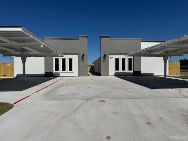 a view of a building with a outdoor space