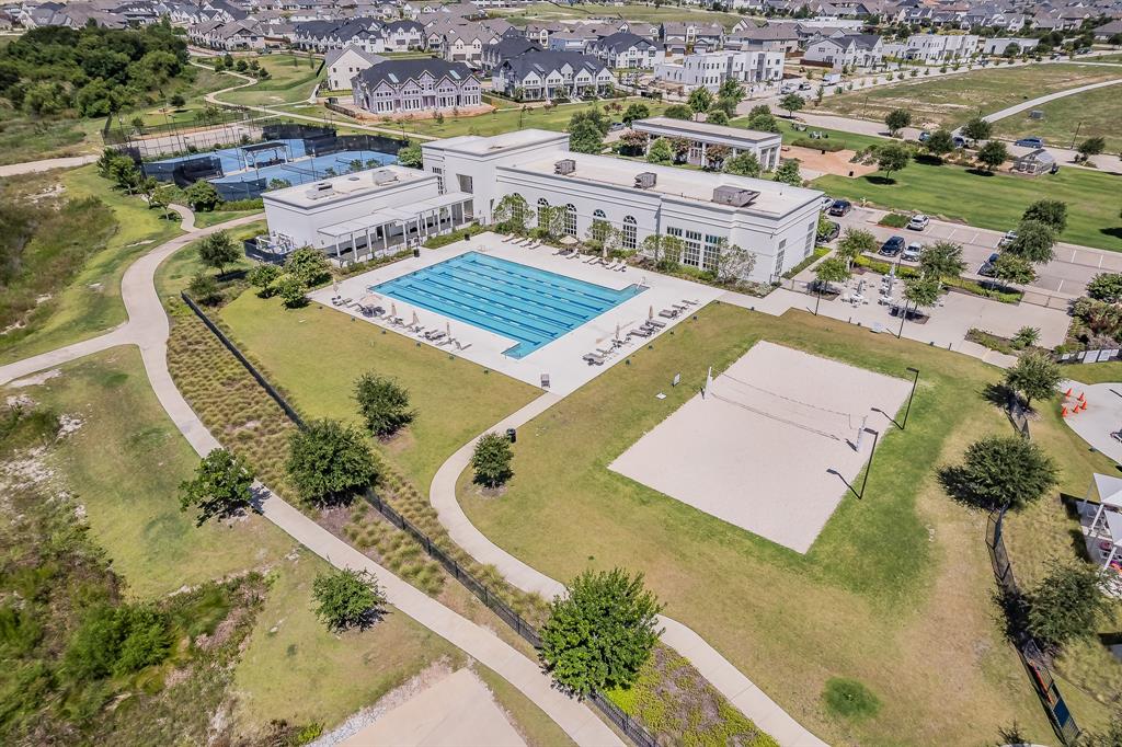 1908 Grey Bark Street Fort Worth, TX 76008 - Photo 27 of 31 Aerial view of a pool area