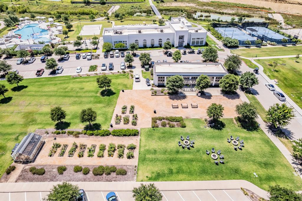 1908 Grey Bark Street Fort Worth, TX 76008 - Photo 31 of 31 Drone / aerial view of a pool
