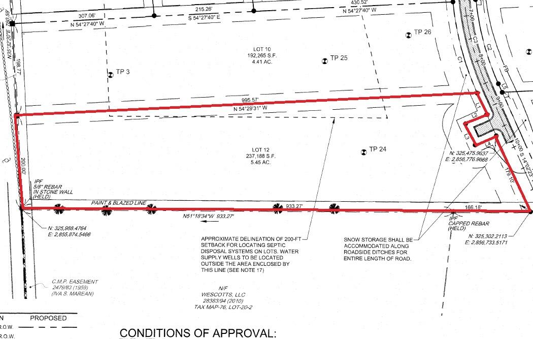 Lot #12 Jdp Drive Gorham, ME 04038 - Photo 2 of 6 Plot Plan