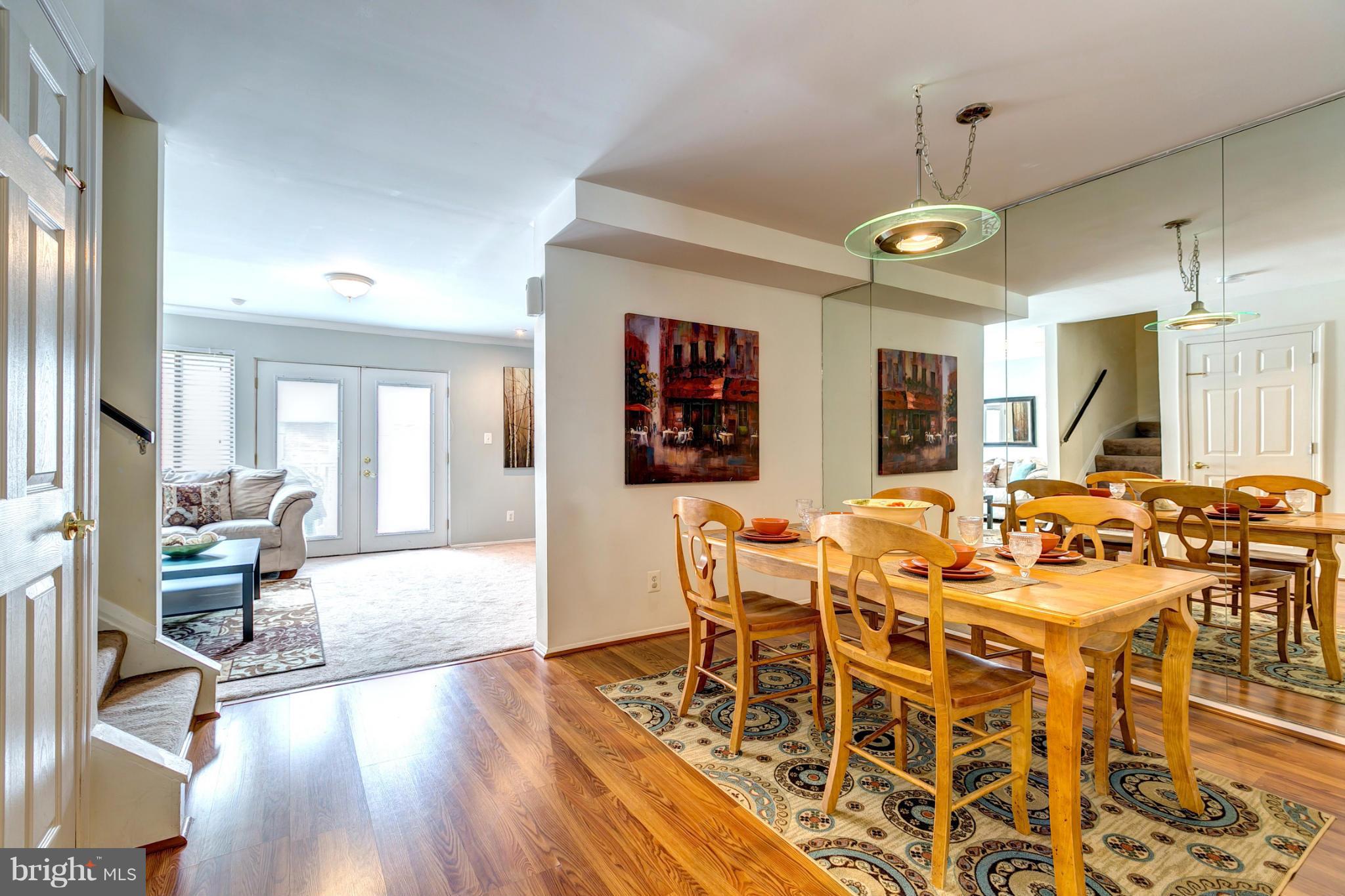 4257 Cayuga Road Randallstown, MD 21133 - Photo 3 of 29 Dining Room With Hardwood Floors