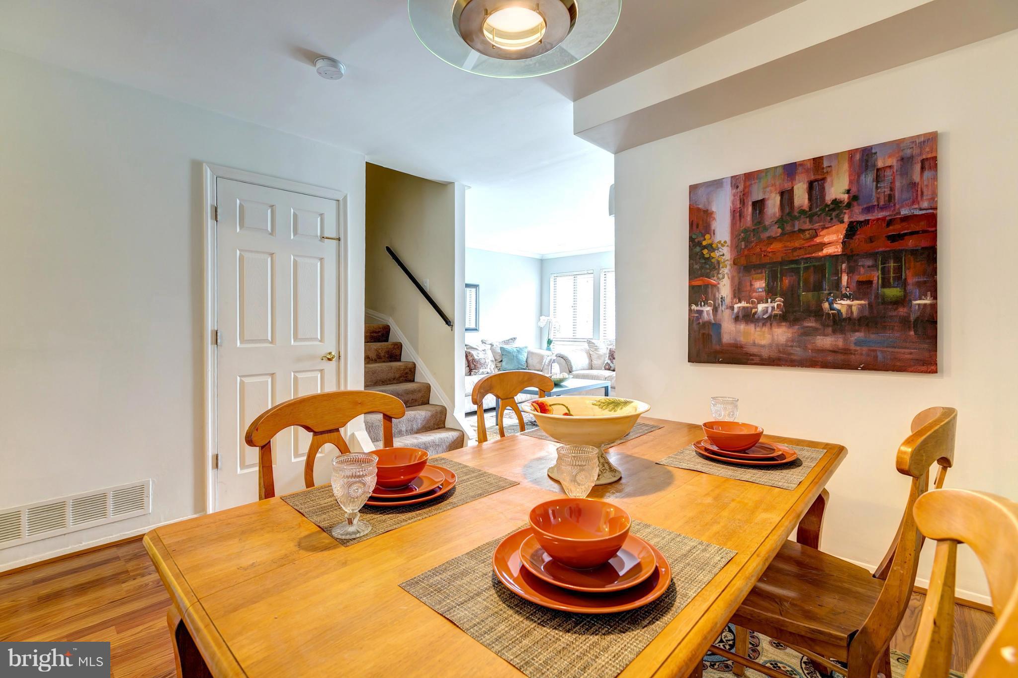 4257 Cayuga Road Randallstown, MD 21133 - Photo 4 of 29 Dining Room with Custom Lights