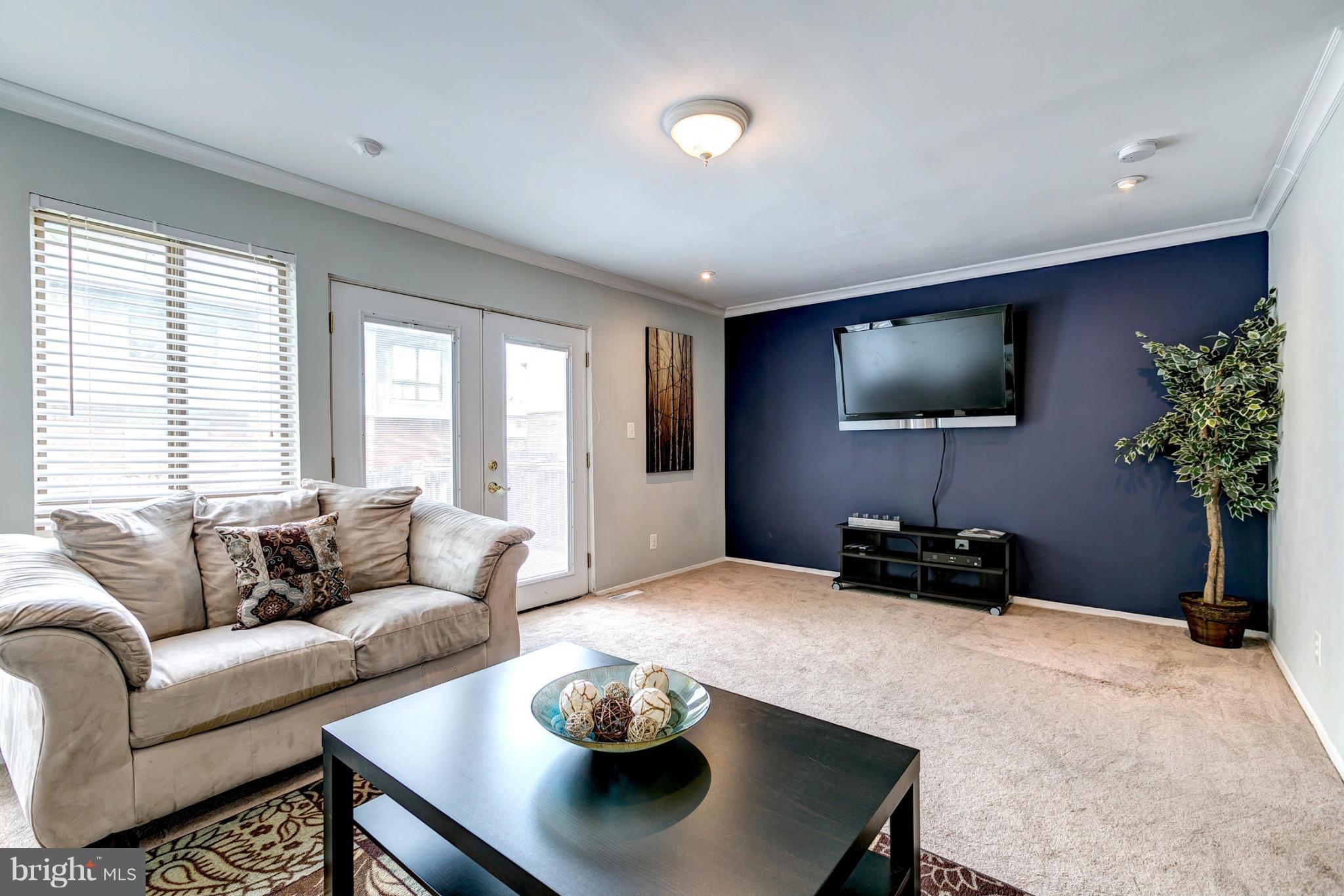 4257 Cayuga Road Randallstown, MD 21133 - Photo 9 of 29 Living Room With Plush Carpet
