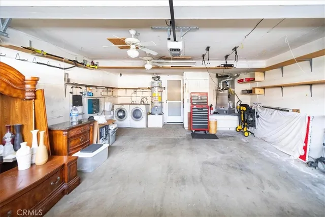 a view of storage and utility room