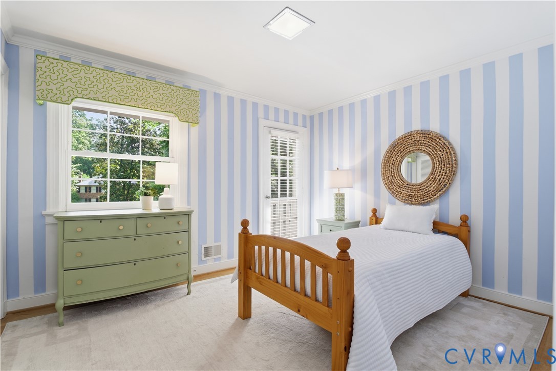 6405 Buckhill Road Richmond, VA 23225 - Photo 24 of 71 Bright room featuring light blue and white striped