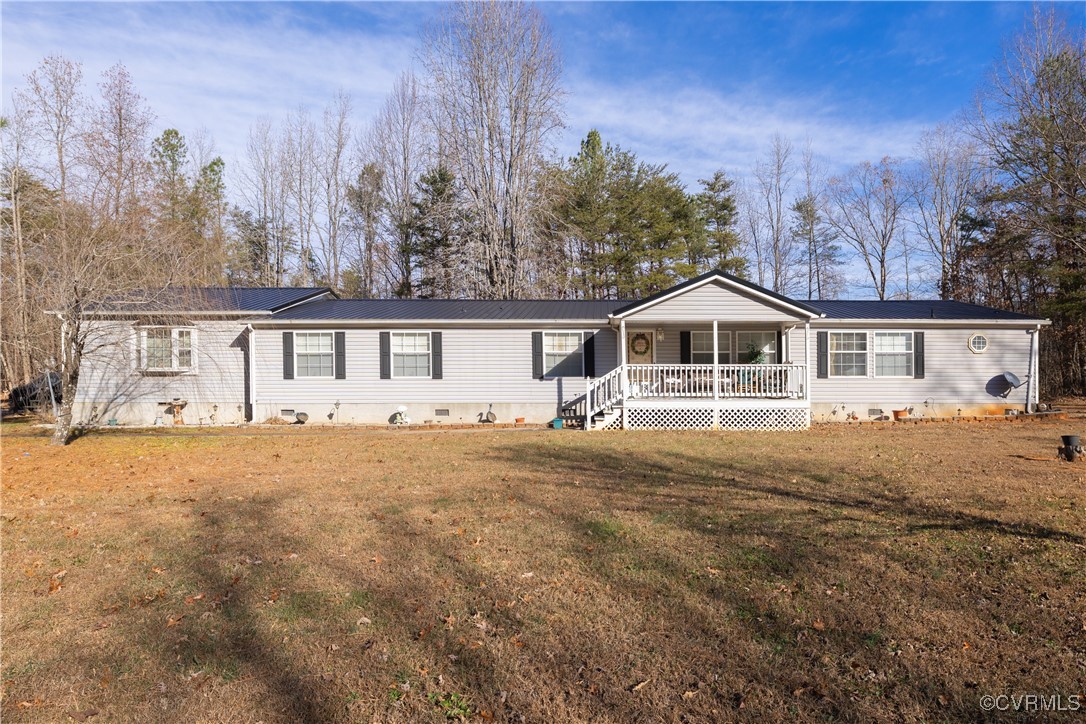1107 Free State Road Meherrin, VA 23954 - Photo 17 of 45 Manufactured / mobile home with covered porch and