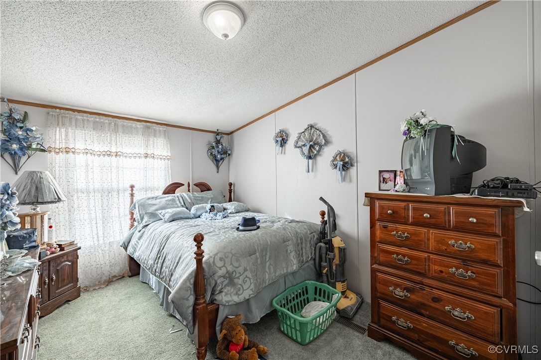1107 Free State Road Meherrin, VA 23954 - Photo 27 of 45 Carpeted bedroom featuring ornamental molding and