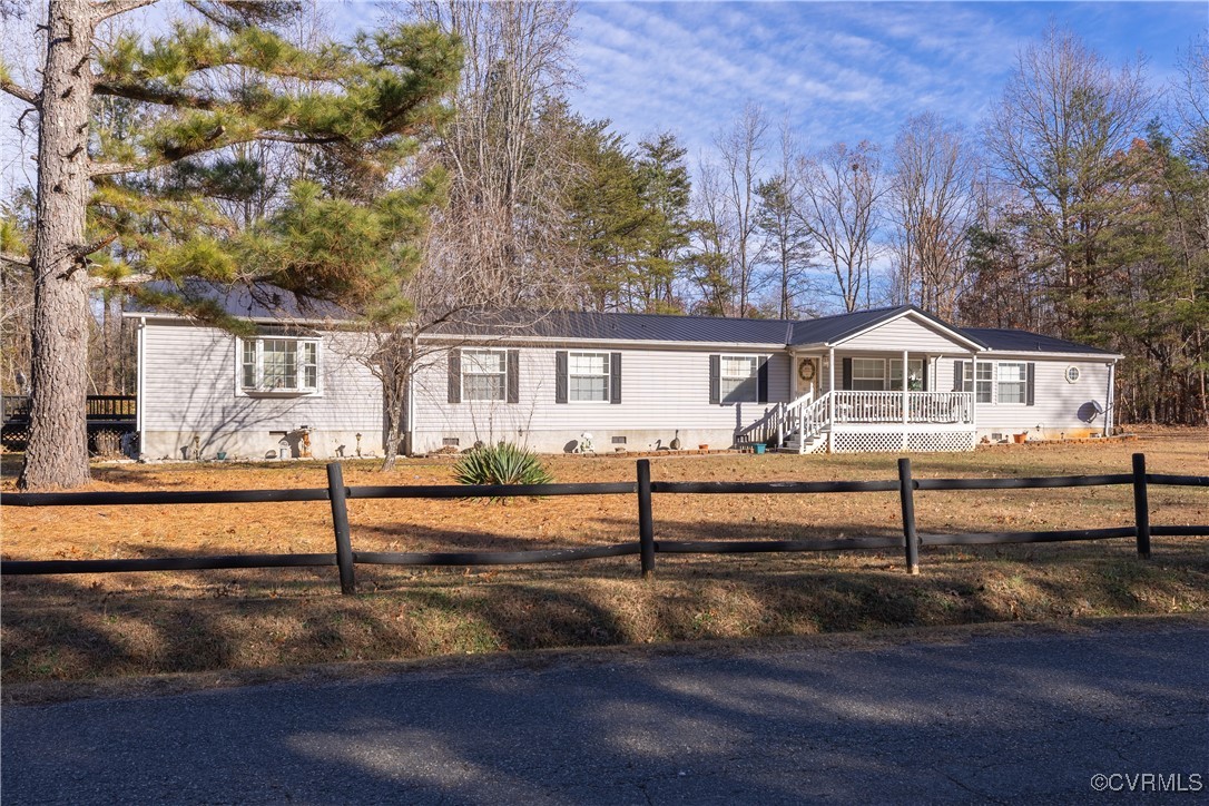 1107 Free State Road Meherrin, VA 23954 - Photo 3 of 45 View of front of house featuring a porch and a fro