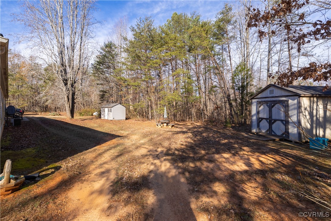 1107 Free State Road Meherrin, VA 23954 - Photo 8 of 45 View of yard with a storage unit