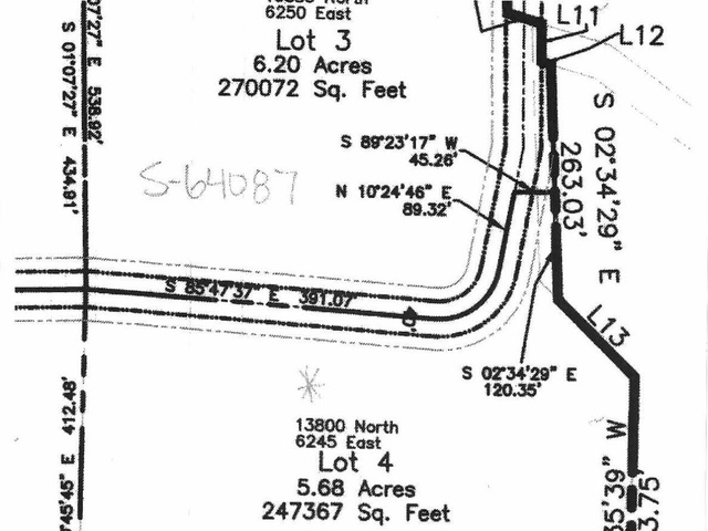 13800 North 6245th East, Unit 4 Spring City, UT 84662 - Photo 6 of 7 Survey map / technical document