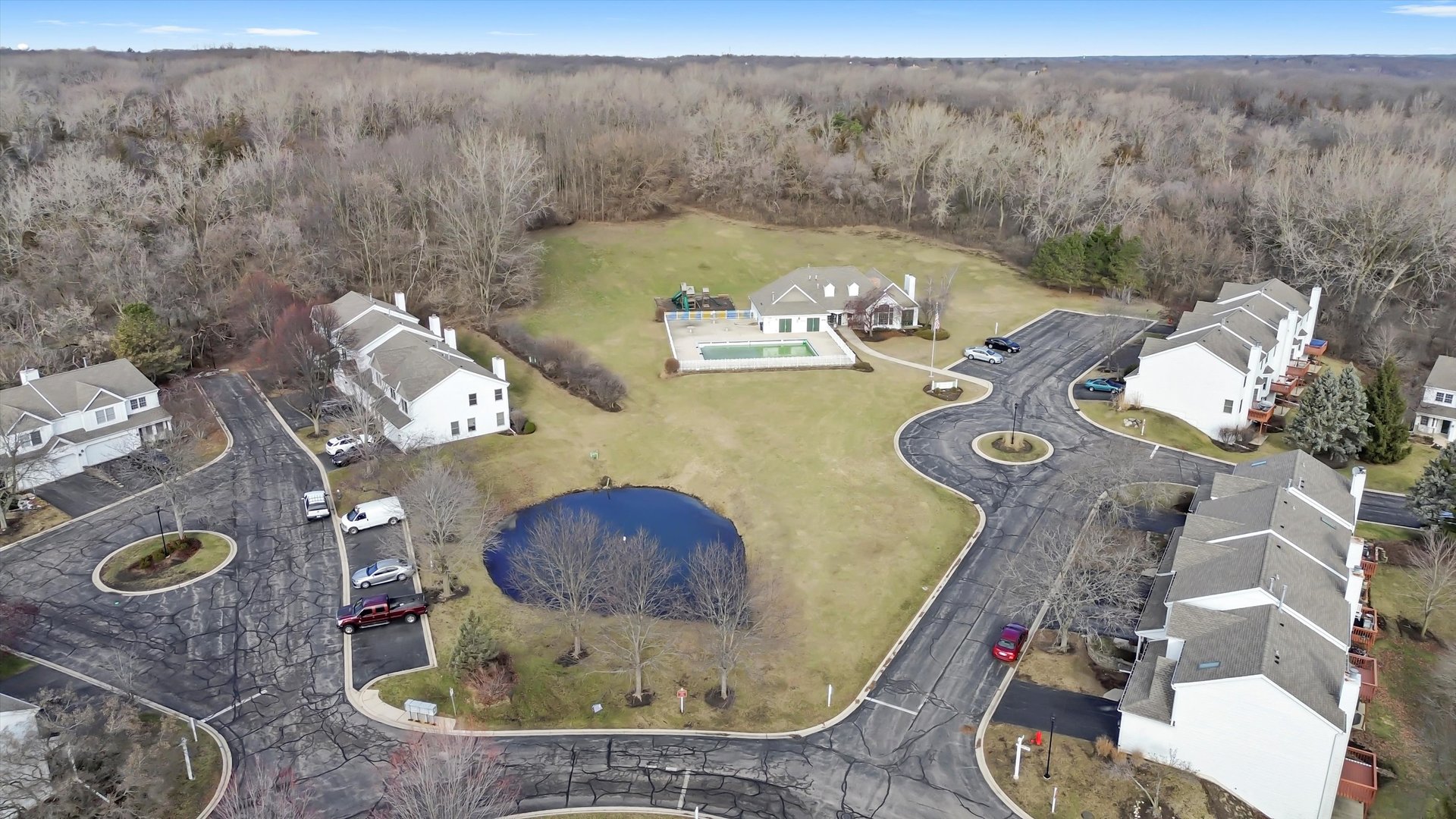 144 Spring Court North Carpentersville, IL 60110 - Photo 33 of 36 an aerial view of a house with backyard