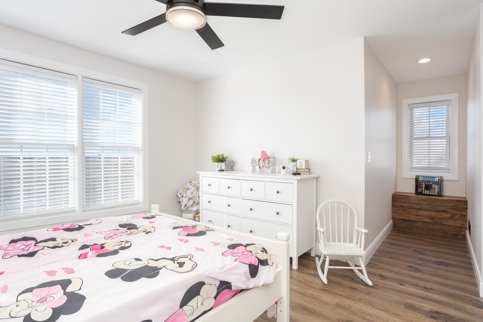 1651 North 2800 East Road Le Roy, IL 61752 - Photo 34 of 90 a bedroom with a bed and wooden floor