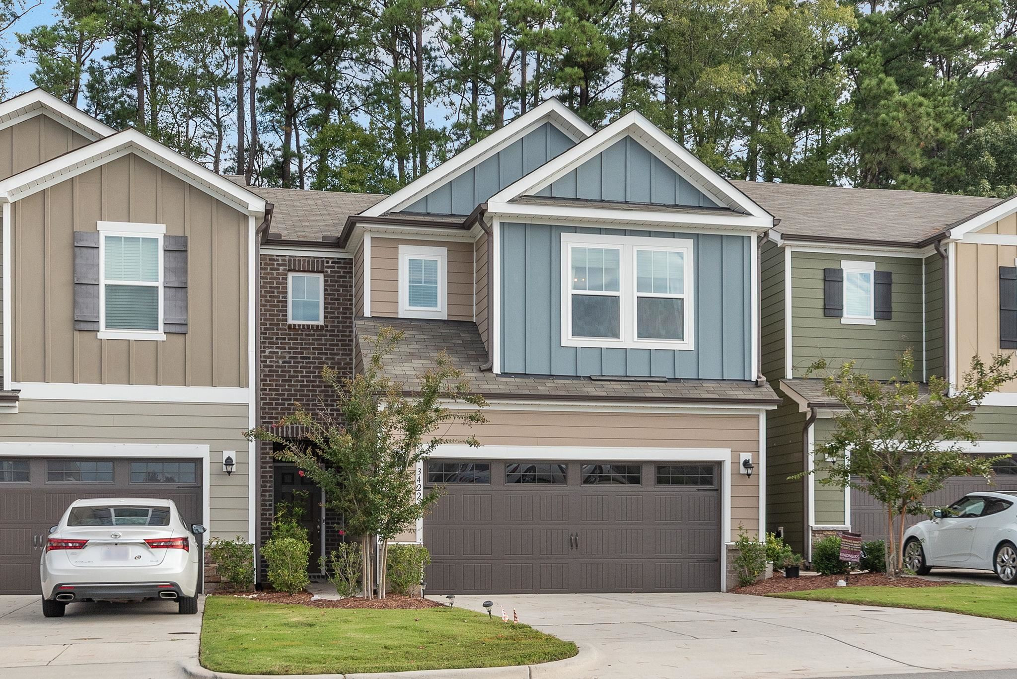 3422 Dropseed Drive Apex, NC 27502 - Photo 2 of 40 a front view of a house with a yard