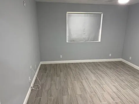 wooden floor in an empty room