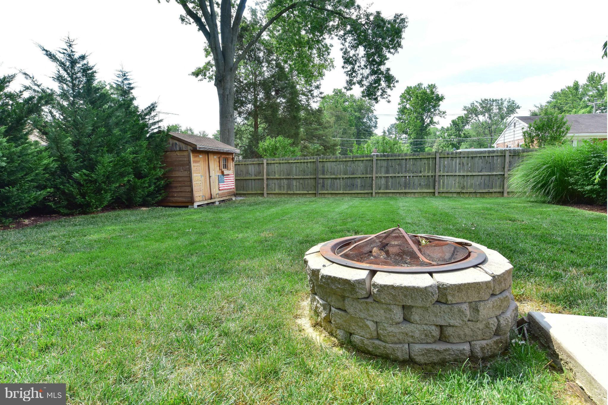 8011 Jackson Road Alexandria, VA 22308 - Photo 24 of 30 Backyard fire pit
