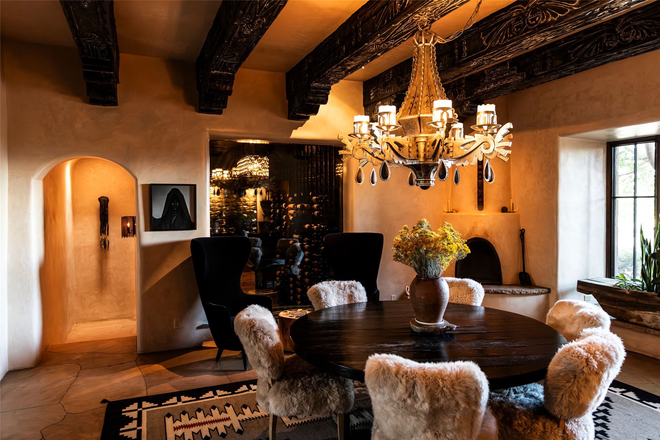 37 Rancho Alegre Road Santa Fe, NM 87508 - Photo 18 of 69 Cocktail Bar & Wine Cellar