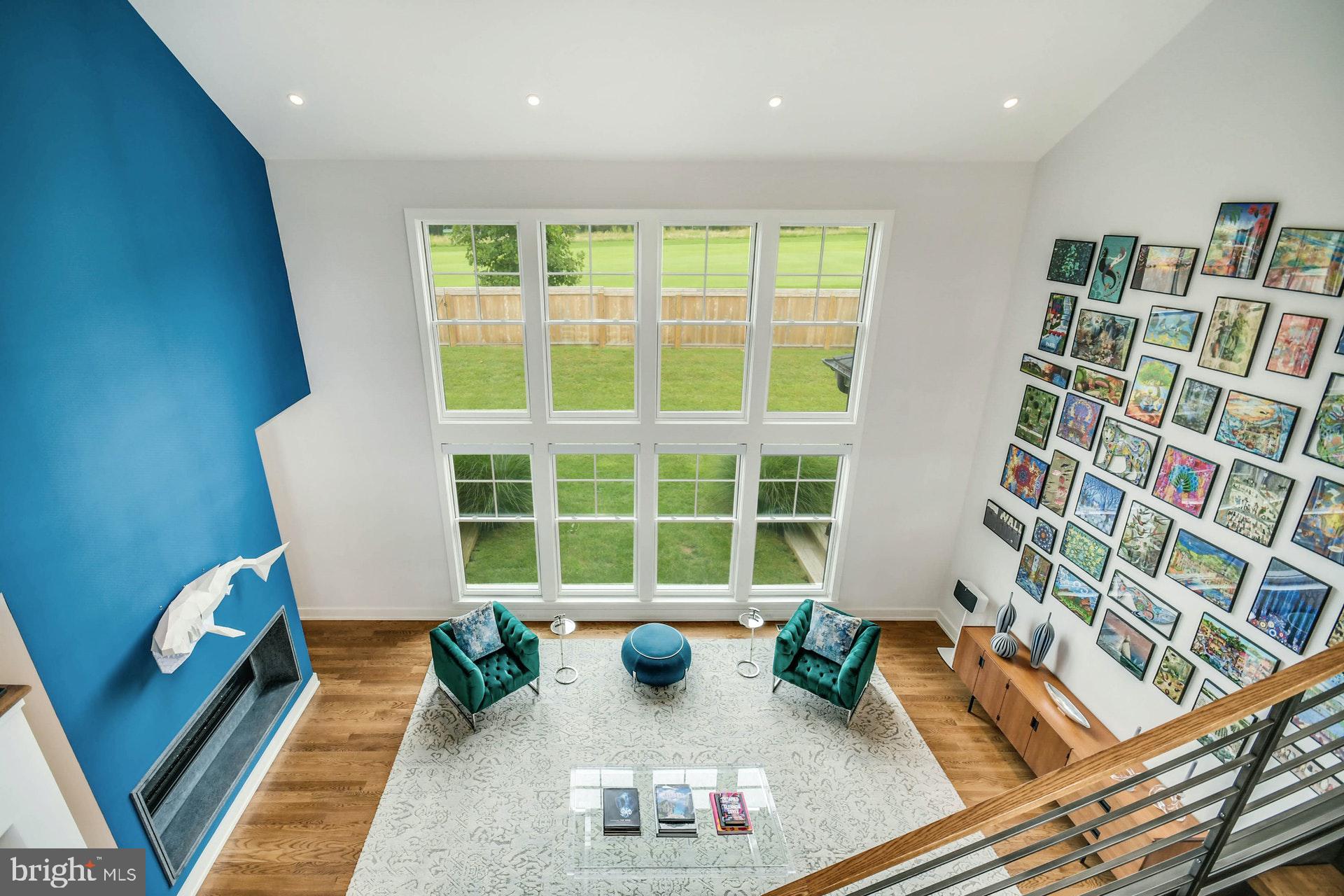 609 St Andrews Road Philadelphia, PA 19118 - Photo 24 of 43 View of Living Room from Second Floor