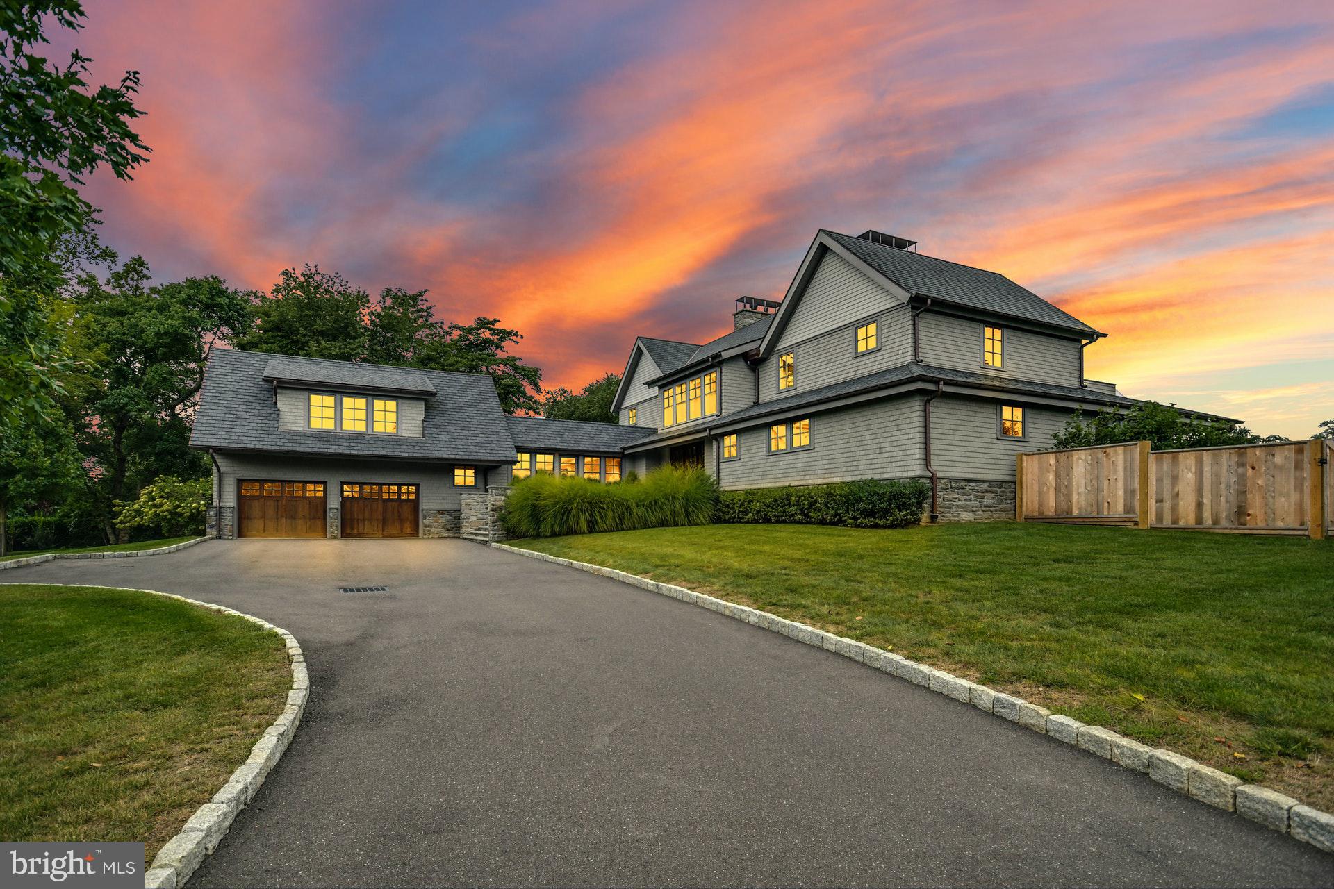 609 St Andrews Road Philadelphia, PA 19118 - Photo 43 of 43 Front Exterior at Twilight