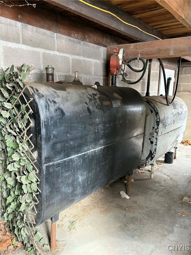 69 North Main Street Bainbridge, NY 13733 - Photo 23 of 23 fuel oil tanks located on basement level, outside
